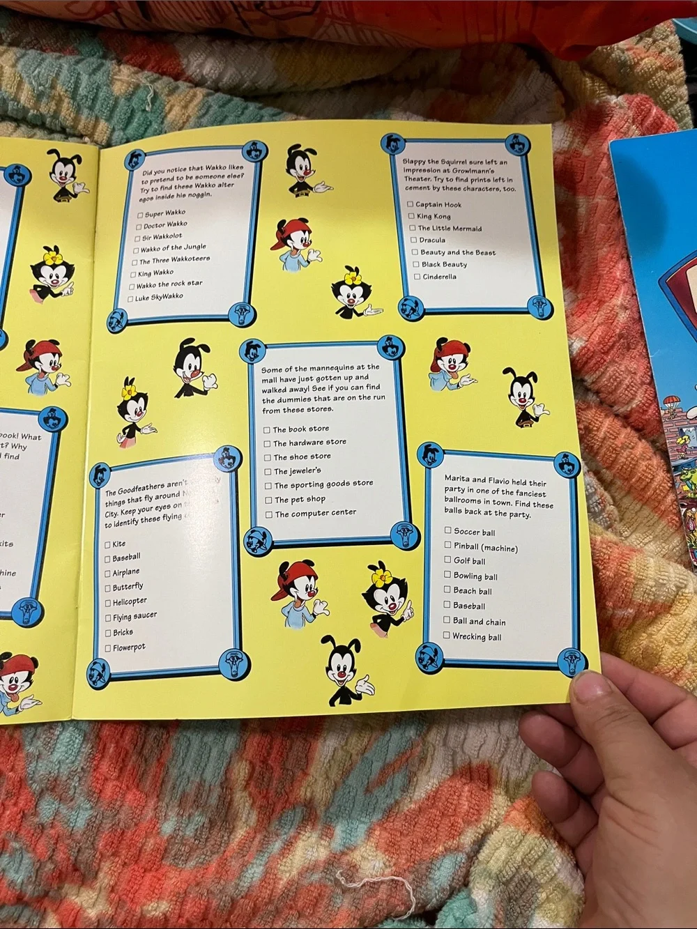 Look and Find Book - Vibrant Blue Cover